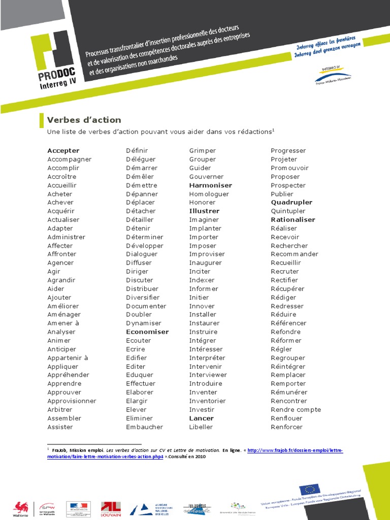 Verbes D'état Verbes D'action Exercices Pdf liste de verbes d'action 1.pdf | Technologie (Général) | Science