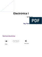 Unidad # 1 - 1ra Parte 1er Parcial Electrónica I - II T 2012 Diodos Ideal-Real