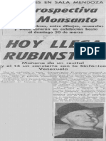 Rubinstein en Venezuela