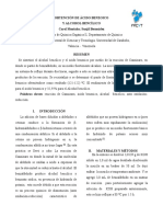 Obtención de Ácido Benzoico y Alcohol Bencilico 