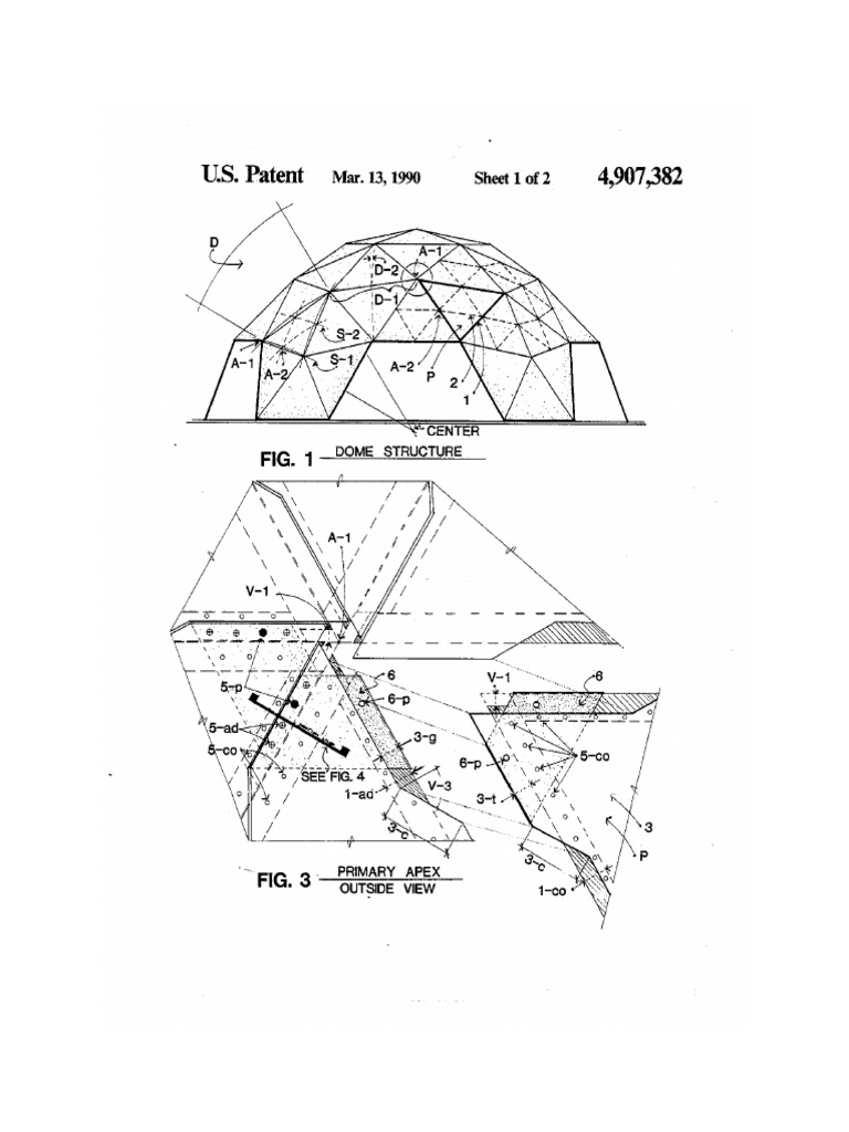 Geodesic Dome Construction Details | PDF | Dome