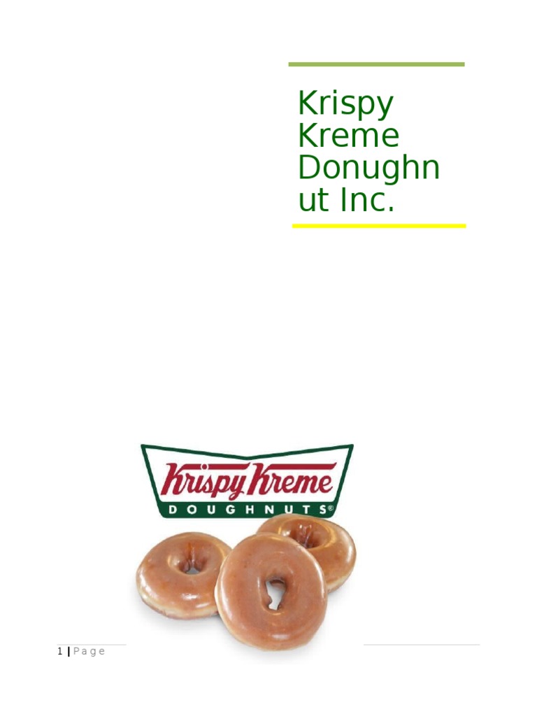 Krispy Kreme Final | PDF | Doughnut | Retail, image size:768x1024