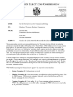 Proposed TimeLine for Wisconsin Recount