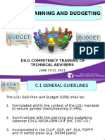 5 GAD Planning and Budgeting - JMC 2013