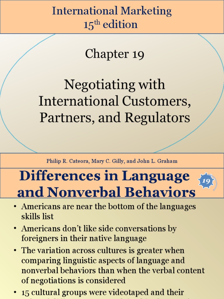 Cultural Nuances in International Negotiation | PDF | Negotiation ...
