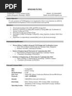 Dixesh Resume