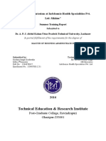 Technical Education & Research Institute: "Employee Absenteeism at Indchemie Health Specialities Pvt. Ltd. Sikkim"