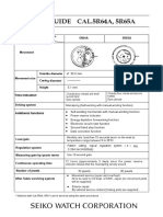 Seiko Spring Drive 5R54 & 5R65 Service and Technical Datasheet