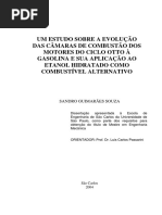Estudo de Motores p Etanol