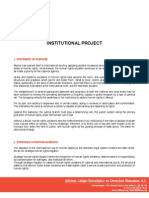 Institutional Project: 1. Statement of Purpose