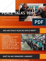 Peace Talks 101 Powerpoint