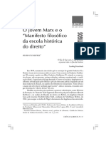 O jovem Marx e o 'Manisfesto histórico da escola do direito'.pdf