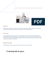 Cromatógrafo de Gases