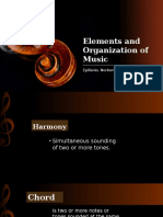 Elements and Organization of Music