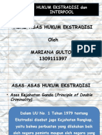 Hukum Ekstradisi - Asas-Asas Hukum Ekstradisi