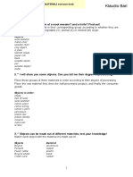 Materials Exercises PDF