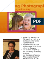 By Jackie Kay: The Living Photograph