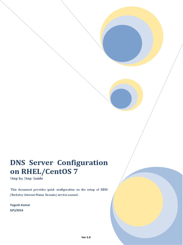Configuring BIND DNS on CentOS 7 | PDF | Port (Computer Networking ...