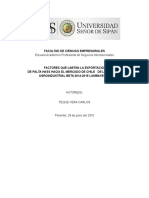 Factores Que Limitan La Exportacion de Palta Hass Hacia El Mercado de Chile de La Empresa Agroindustrial Beta 2014-2015 Lambayeque