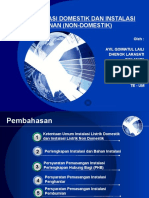 Instalasi listrik domestik dan non-domestik