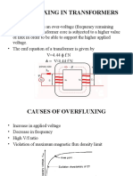 Overfluxing in Transformers