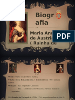 Biografia Da Rainha Maria Ana de Áustria 