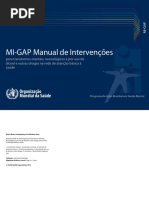 Manual MhGAP de Intervenções Para Transtornos Mentais