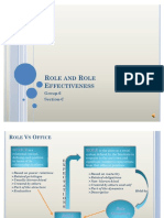 Role & Role Effectiveness