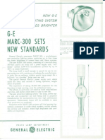 GE MARC-300 Projector Lamp Bulletin 1970