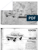 Manual Toyota Hilux 1980 PDF