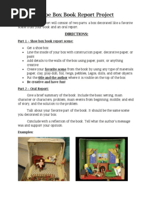Shoe Box Book Report