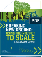 Breaking New Ground Using the Internet to Scale