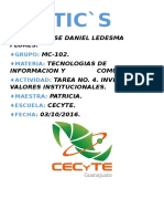 Ledesma - Jose - MC102 - Tarea4 - Investigar Valores Institucionales - Tics