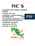 Ledesma - Jose - MC102 - Tarea5 - Investigar Valores Institucionales - Tics