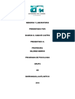 Estudio Sobre Bases Neurobiologicas de La Memoria