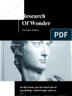 Research of Wonder-Daigianna