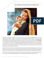 "María, Primera Discípula y Misionera Al Servicio de La Comunión y de La Vida" - Semanario FIDES PDF