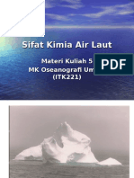 Kuliah 5 Sifat Kimia Air Laut