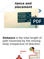 Distance and Displacement