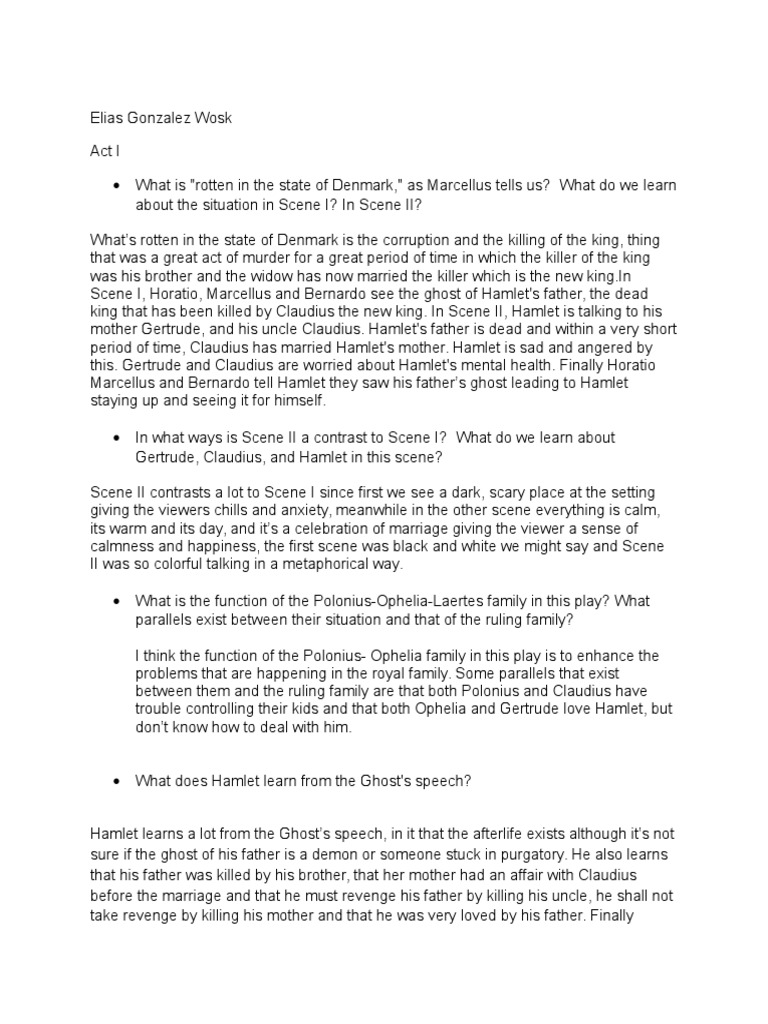 Hamlet essay questions and answers pdf picture