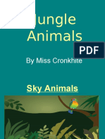Jungle Animals: by Miss Cronkhite