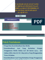 Kontektualisasi Ayat-Ayat Yang Berkaitan Dengan Penggunaan Media Pembelajaran