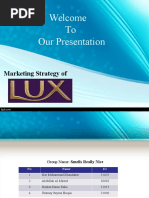 Welcome To Our Presentation: Marketing Strategy of