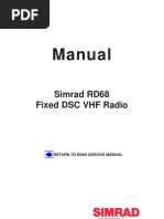 Download Simrad-VHF RD-68 by Mauricio Hurtado SN33249114 doc pdf