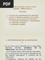 Epistemologia de La Educacion
