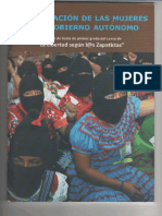 Participación de Las Mujeres en El Gobierno Autonómo