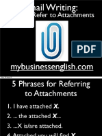 Email-Referring To Attachments Slides PDF