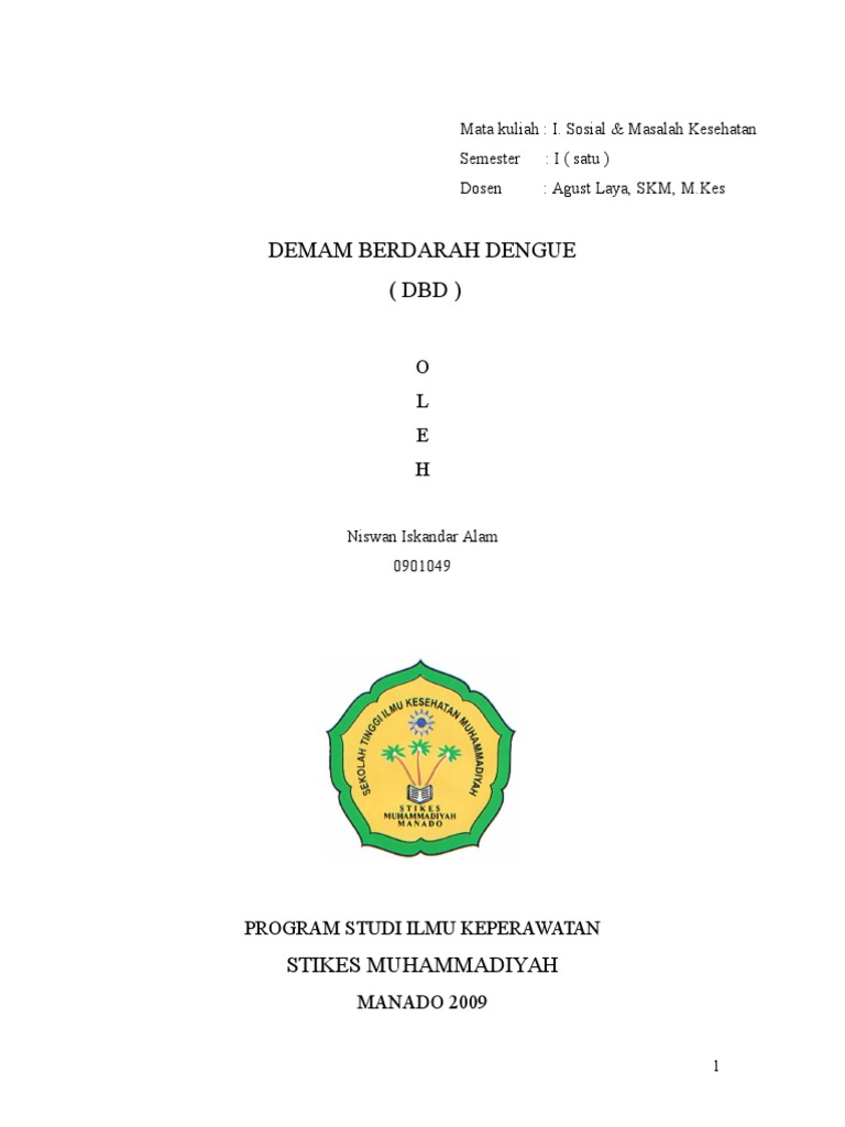 Makalah - Demam Berdarah | PDF