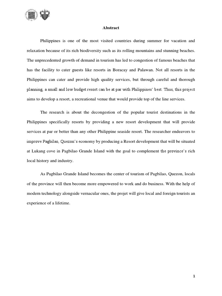 0919 Abstract To References | PDF | Tourism | Resort