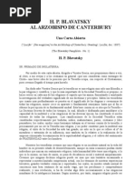 blavatsky, helena - carta al arzobispo de canterbury